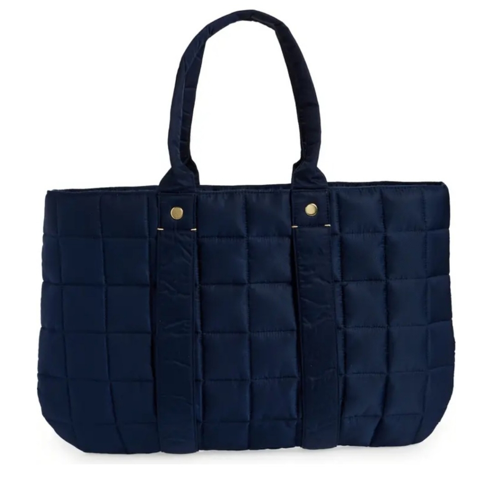Tropezienne Quilted Nylon Tote CLARE V. - Picture 12 of 16